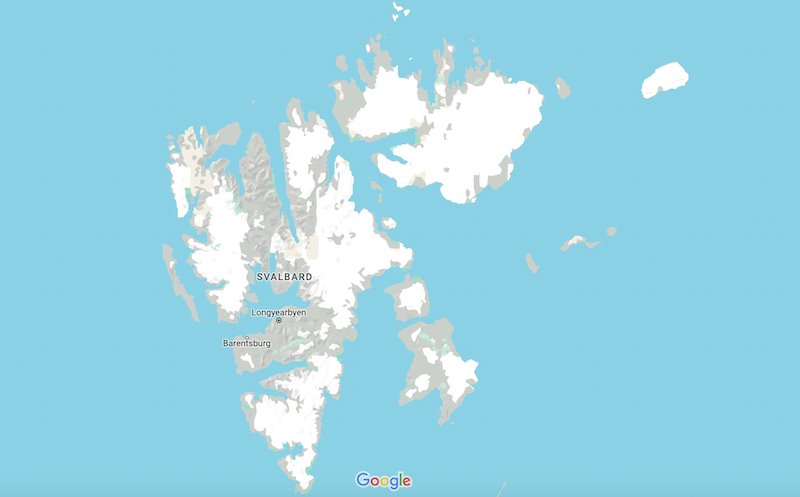 This whole map is 'Svalbard'